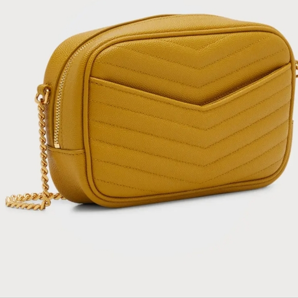 Saint Laurent Lou Mini YSL Grain de Poudre Camera Crossbody Bag - Picture 13 of 15